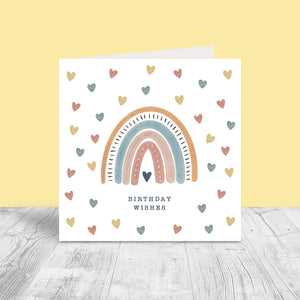 Female Birthday Card - Rainbow