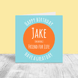 Male Personalised Birthday Card - Meaning