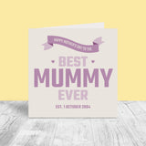 Personalised Mother's Day Card - Best Ever