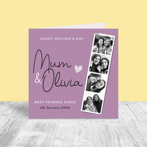 Personalised Mother's Day Photo Card - Mum &…