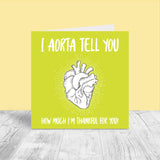 Thank You - I Aorta Tell You