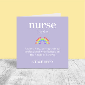 Thank You - Nurse Rainbow