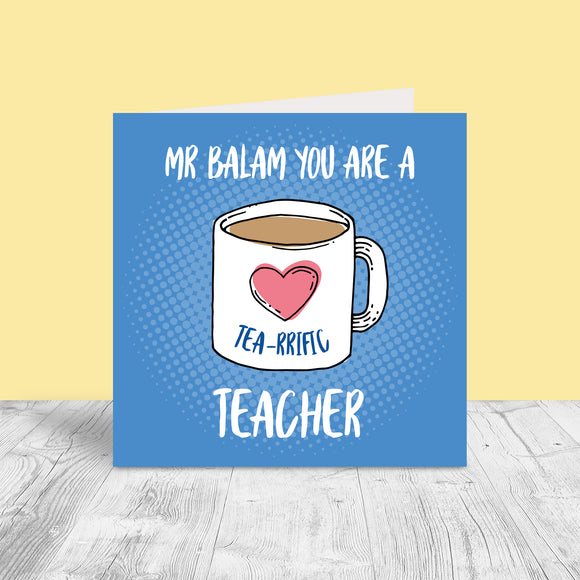 Personalised Thank You Teacher – Mug
